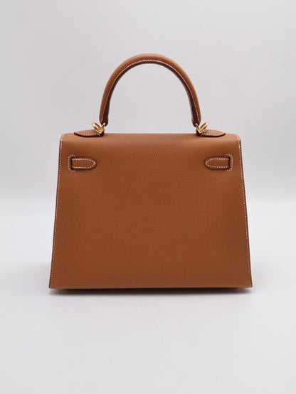 HERMES Kelly 25 - 金棕金