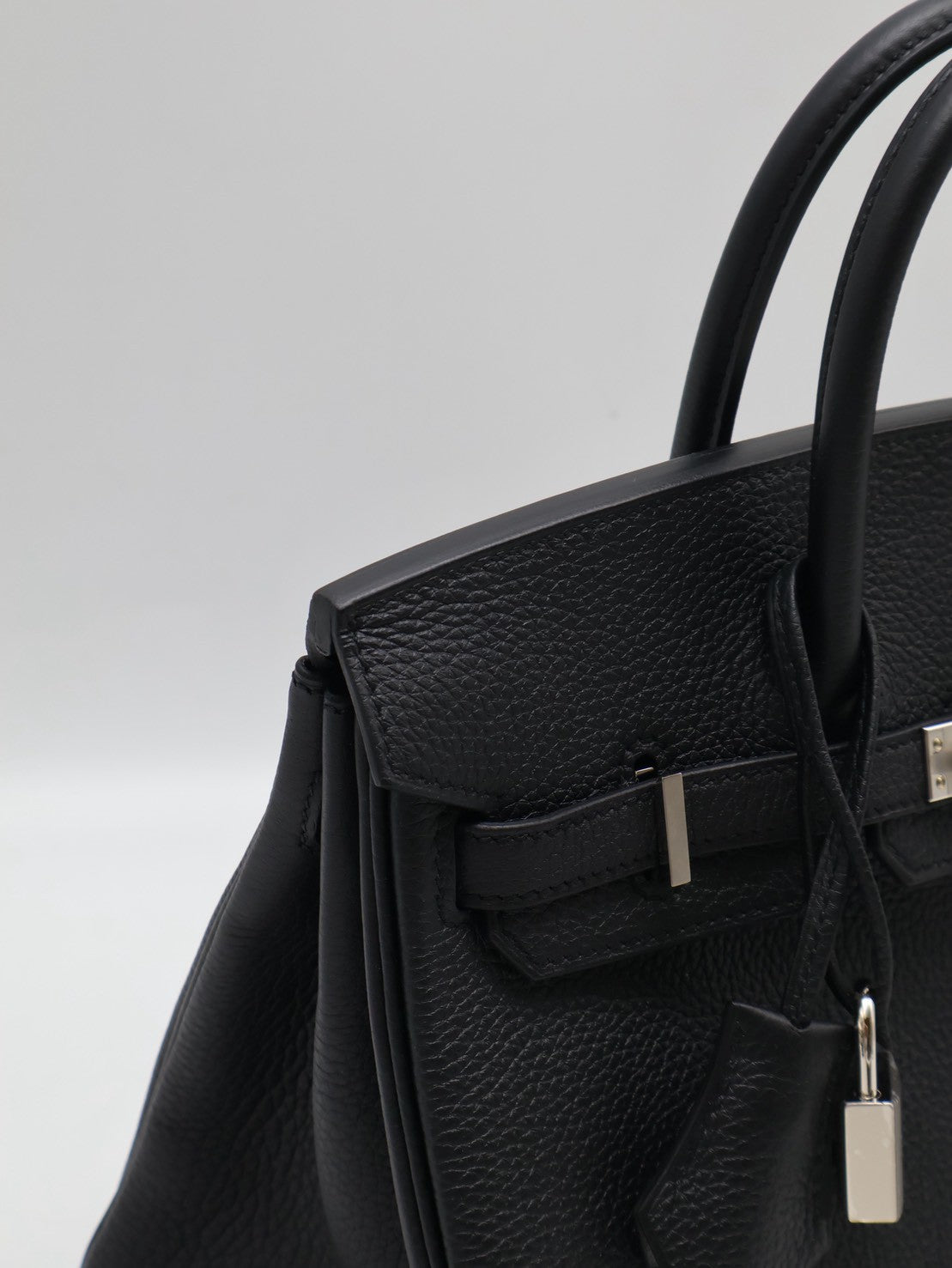 HERMES Birkin 25 - Noir 89 黑銀 K