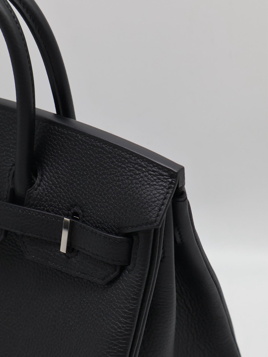 HERMES Birkin 25 - Noir 89 黑銀 K