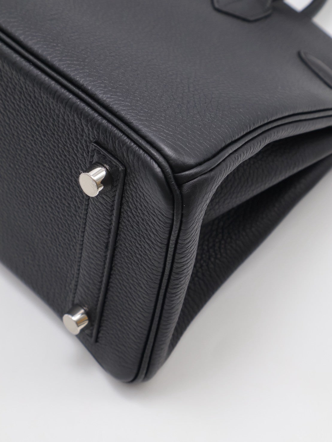 HERMES Birkin 25 - Noir 89 黑銀 K