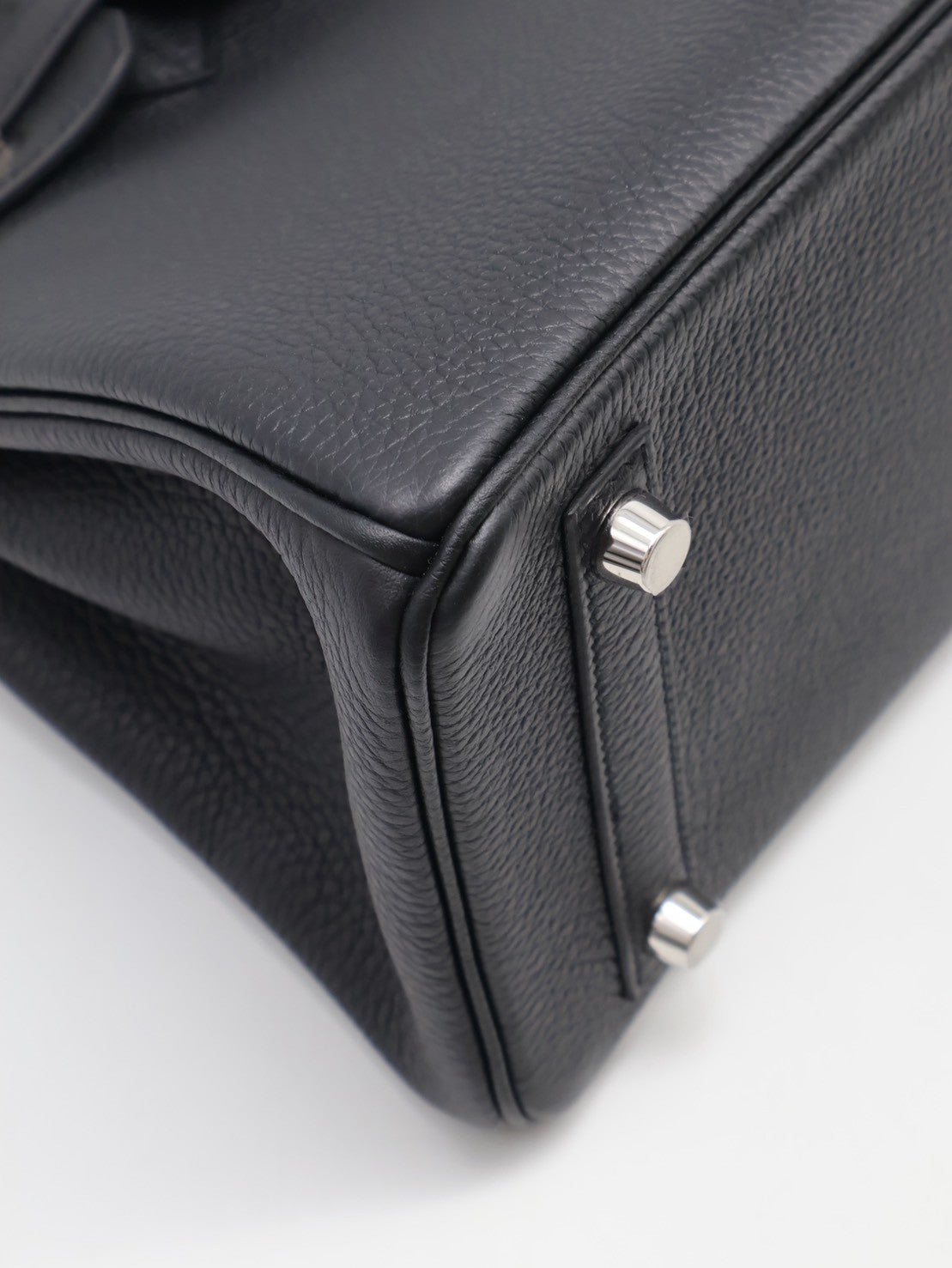 HERMES Birkin 25 - Noir 89 黑銀 K