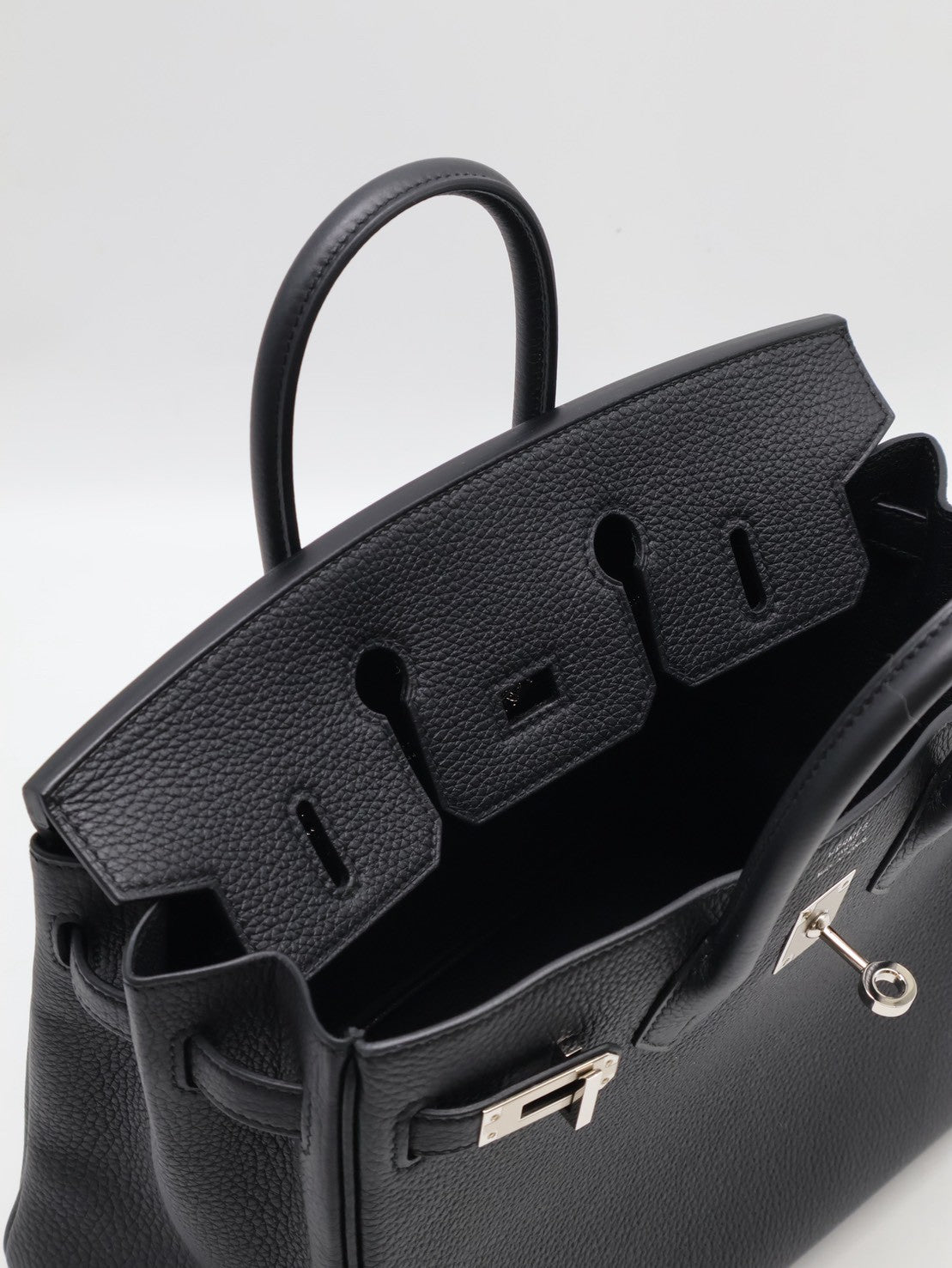 HERMES Birkin 25 - Noir 89 黑銀 K