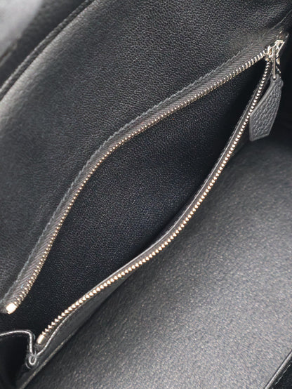 HERMES Birkin 25 - Noir 89 黑銀 K