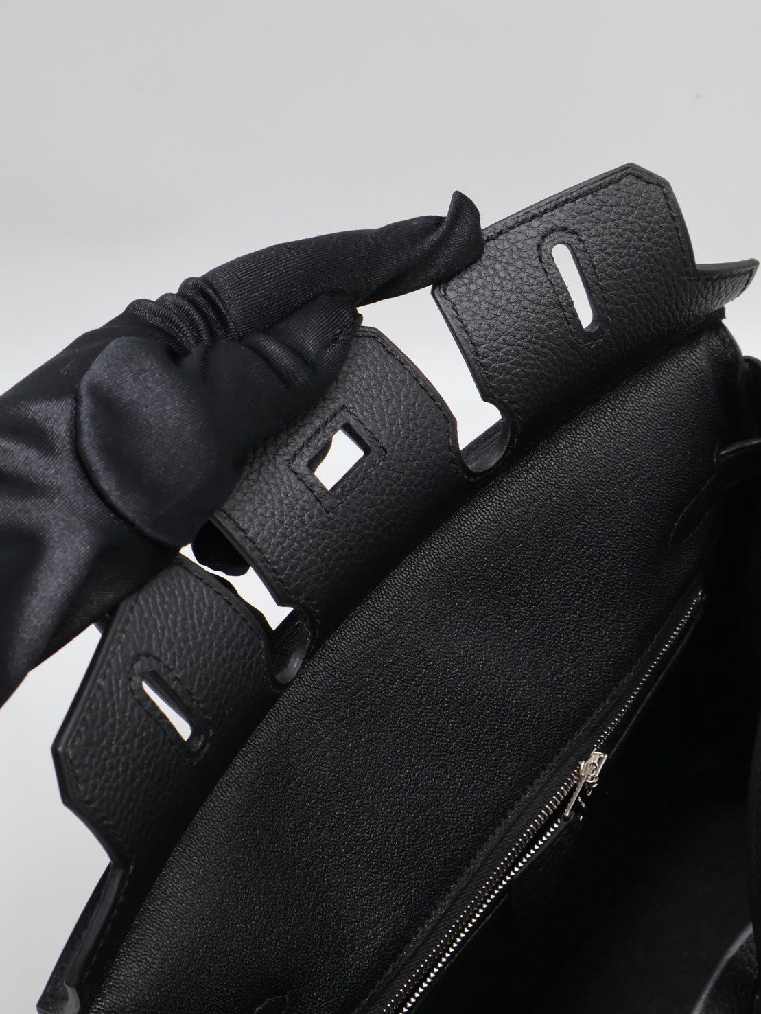 HERMES Birkin 25 - Noir 89 黑銀 K