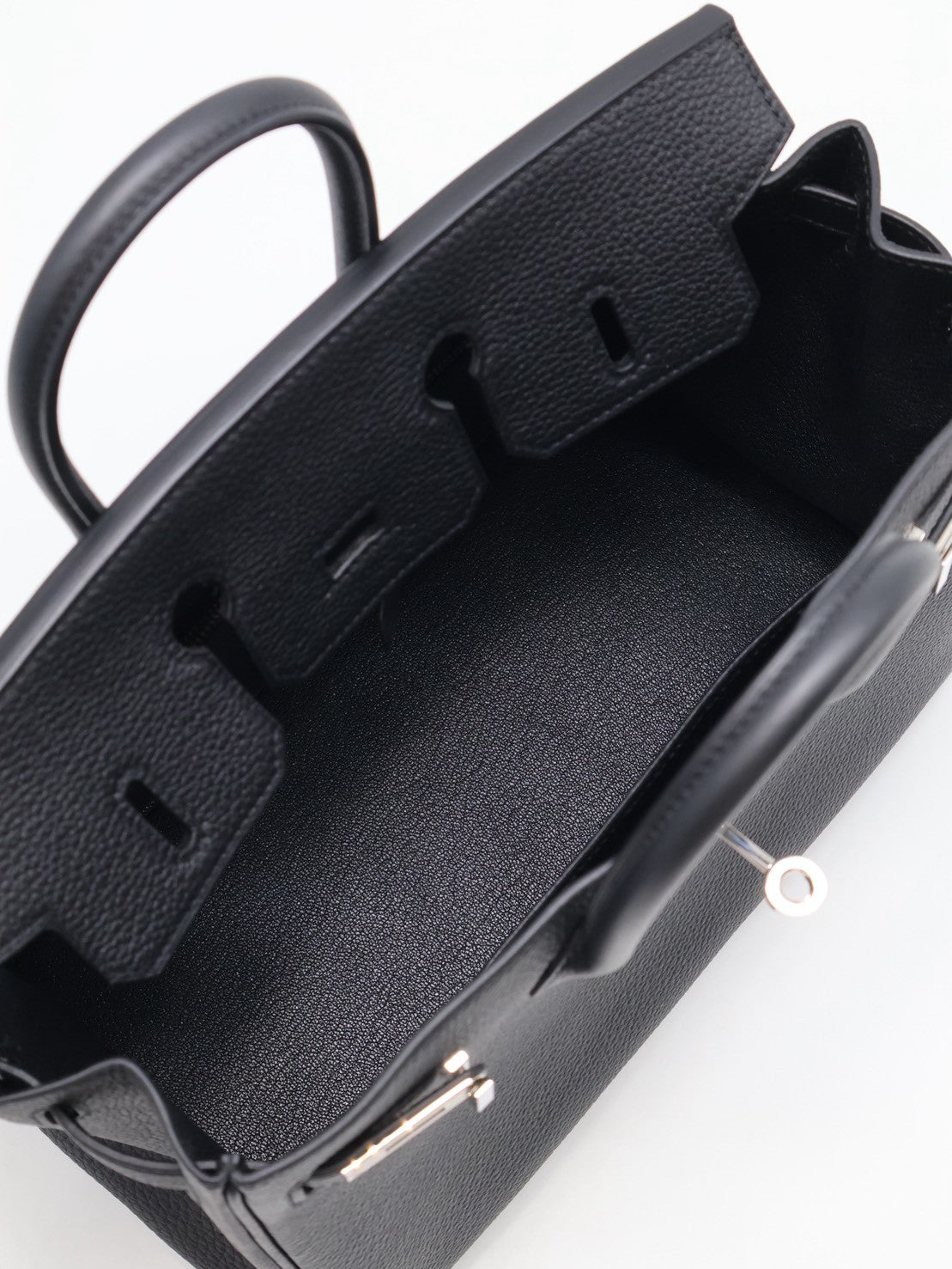 HERMES Birkin 25 - Noir 89 黑銀 K