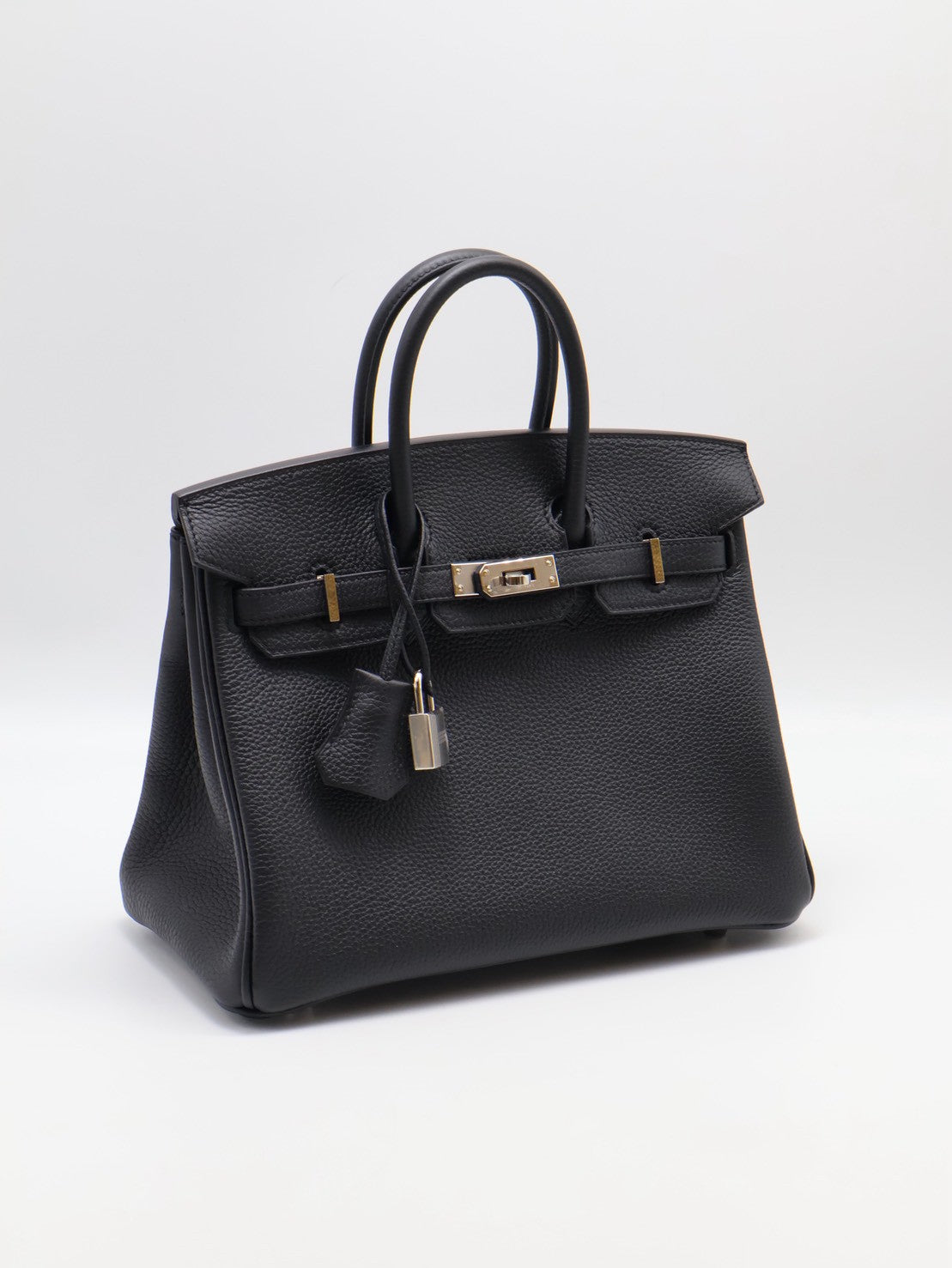 HERMES Birkin 25 - Noir 89 黑銀 K
