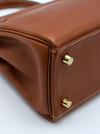 HERMES Kelly 25 馬鞍皮 - Gold 37 金棕金 Z
