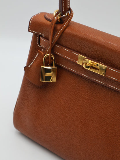 HERMES Kelly 25 馬鞍皮 - Gold 37 金棕金 Z