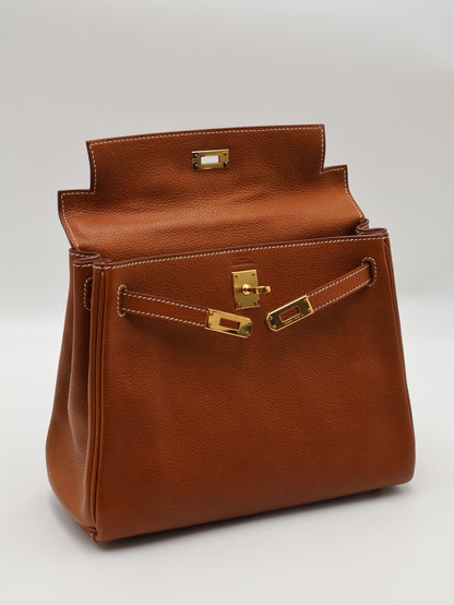 HERMES Kelly 25 馬鞍皮 - Gold 37 金棕金 Z