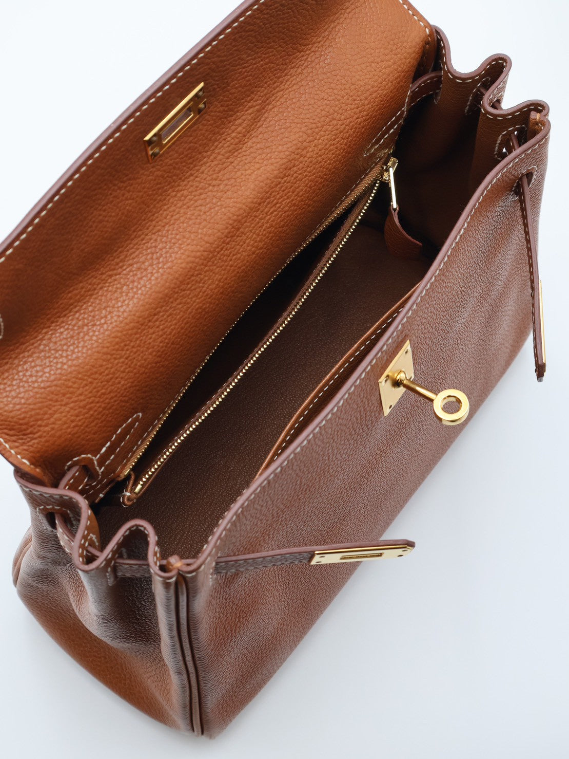 HERMES Kelly 25 馬鞍皮 - Gold 37 金棕金 Z