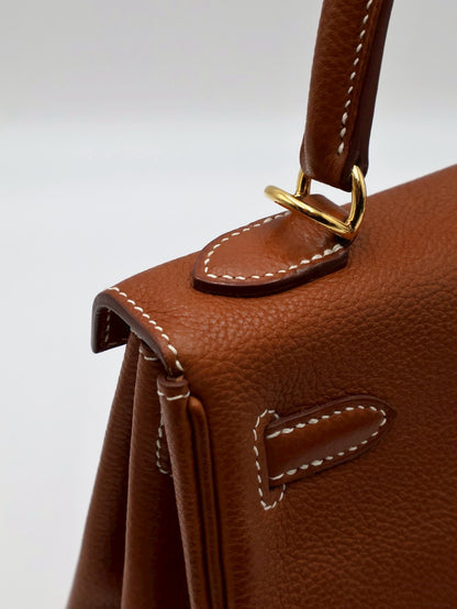 HERMES Kelly 25 馬鞍皮 - Gold 37 金棕金 Z