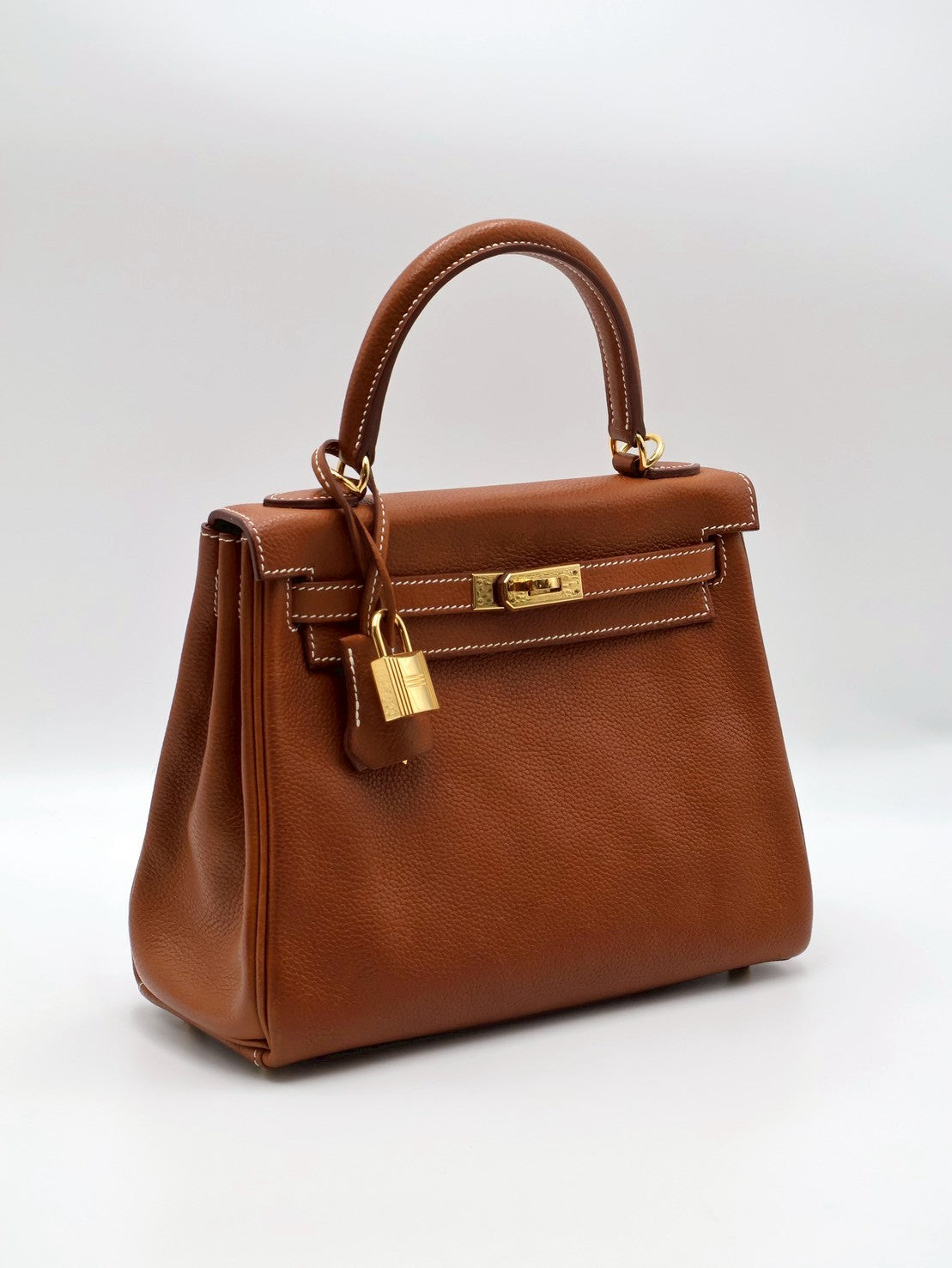 HERMES Kelly 25 馬鞍皮 - Gold 37 金棕金 Z