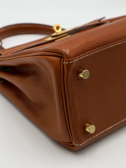 HERMES Kelly 25 馬鞍皮 - Gold 37 金棕金 Z