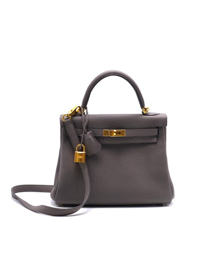 HERMES Kelly 25 - 錫器灰金 Z
