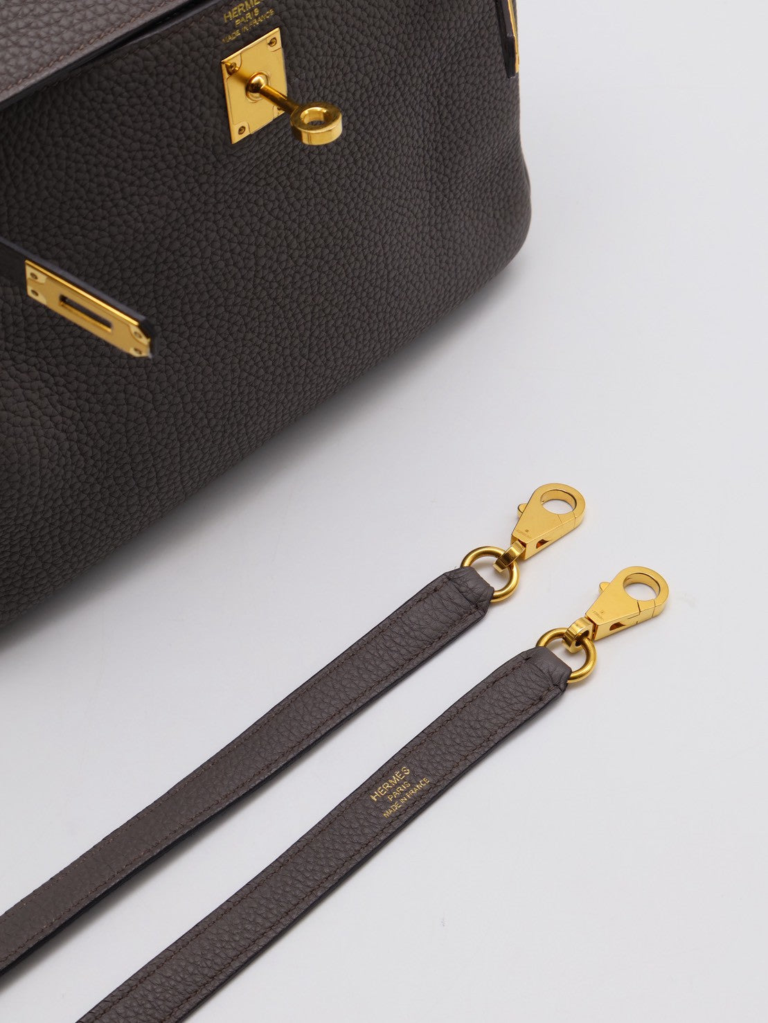 HERMES Kelly 25 - Etain 8F 錫器灰金 Z
