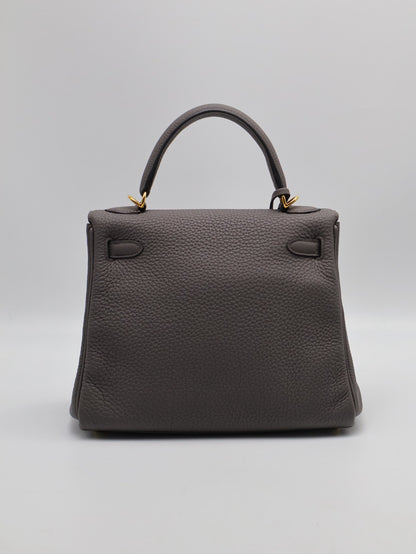 HERMES Kelly 25 - 錫器灰金 Z