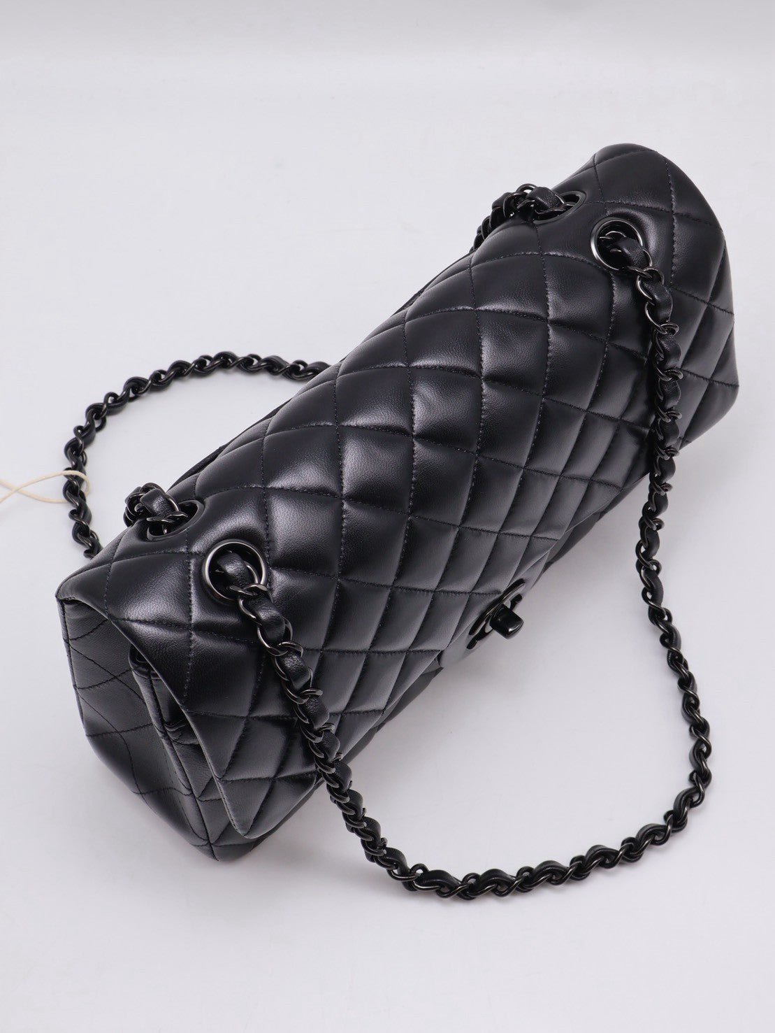 CHANEL 經典口蓋包 CF25 - 羊皮So Black