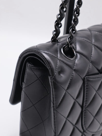 CHANEL 經典口蓋包 CF25 - 羊皮So Black