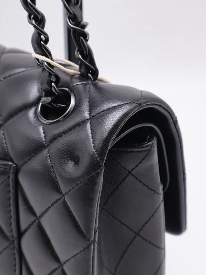 CHANEL 經典口蓋包 CF25 - 羊皮So Black