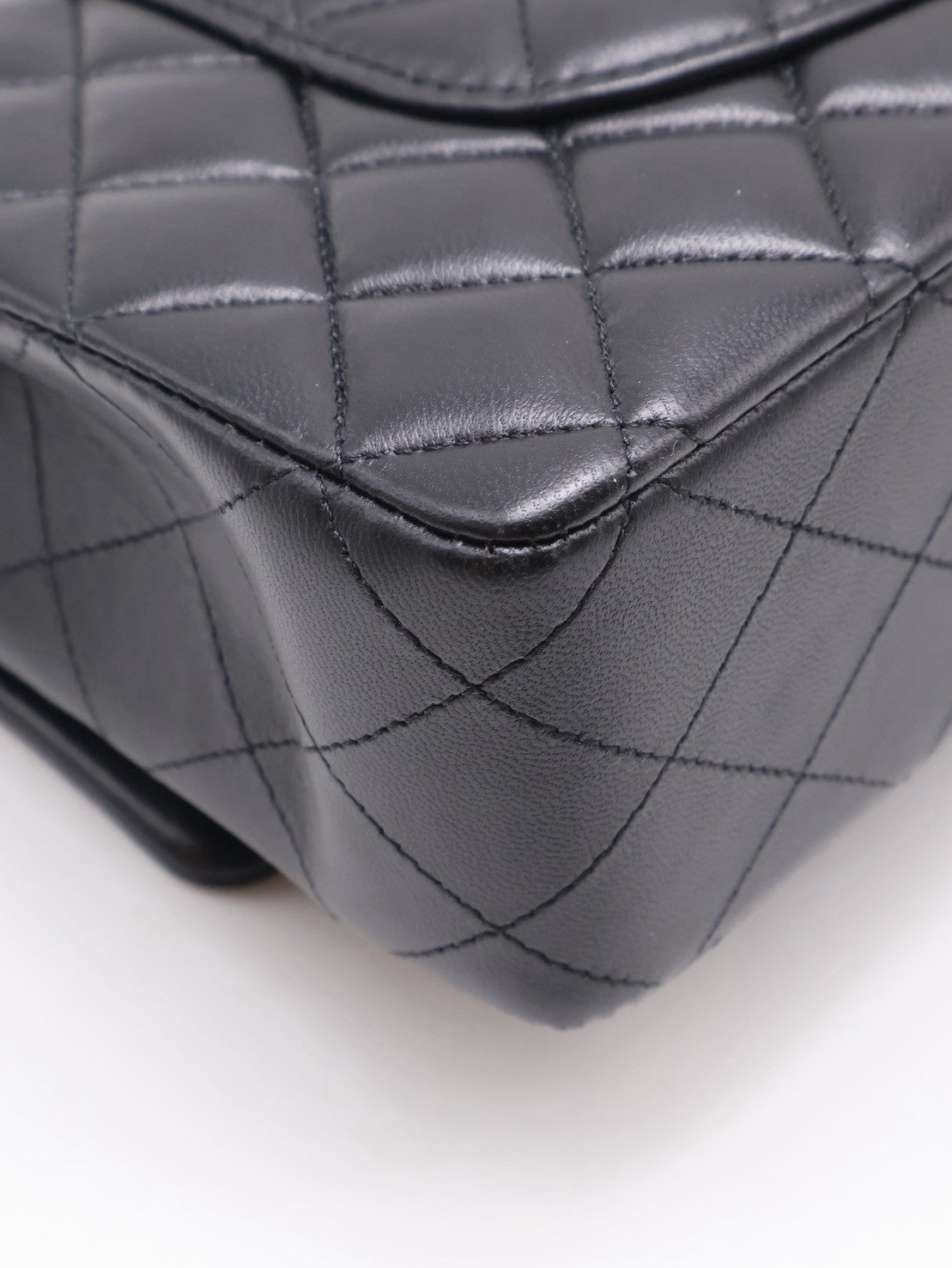 CHANEL 經典口蓋包 CF25 - 羊皮So Black