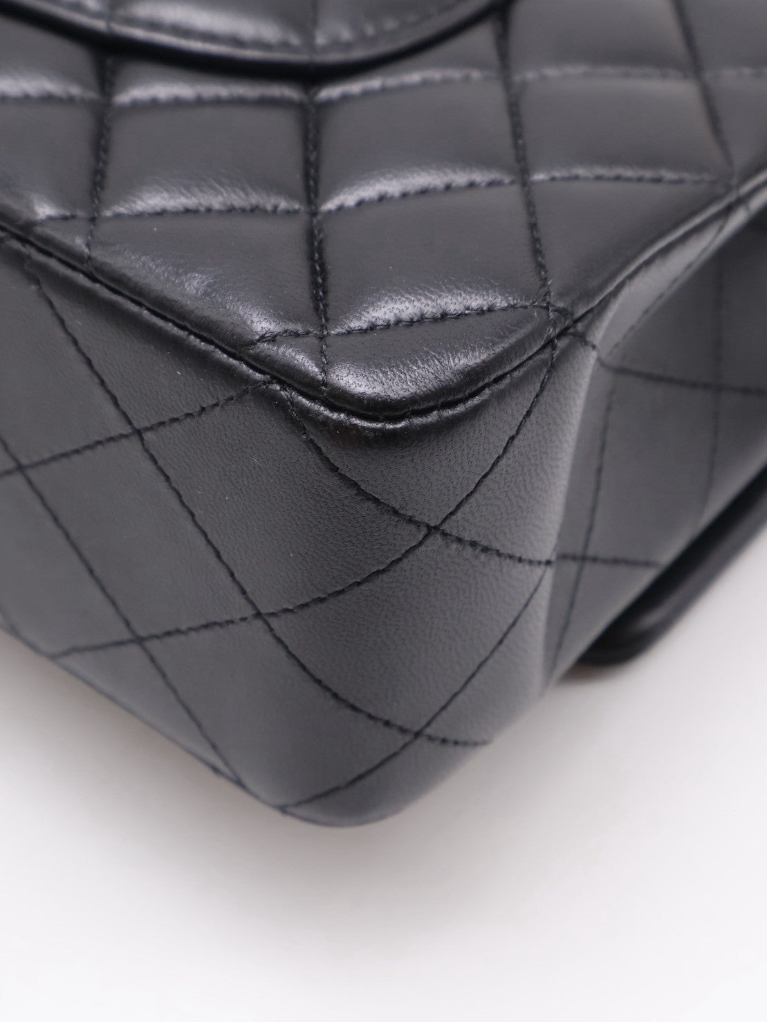 CHANEL 經典口蓋包 CF25 - 羊皮So Black