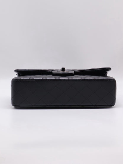 CHANEL 經典口蓋包 CF25 - 羊皮So Black