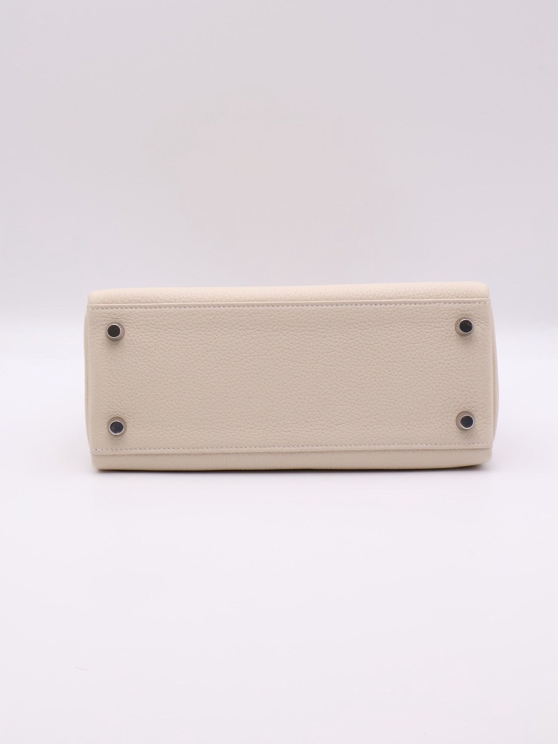 HERMES Kelly 25 - 奶昔白銀 K