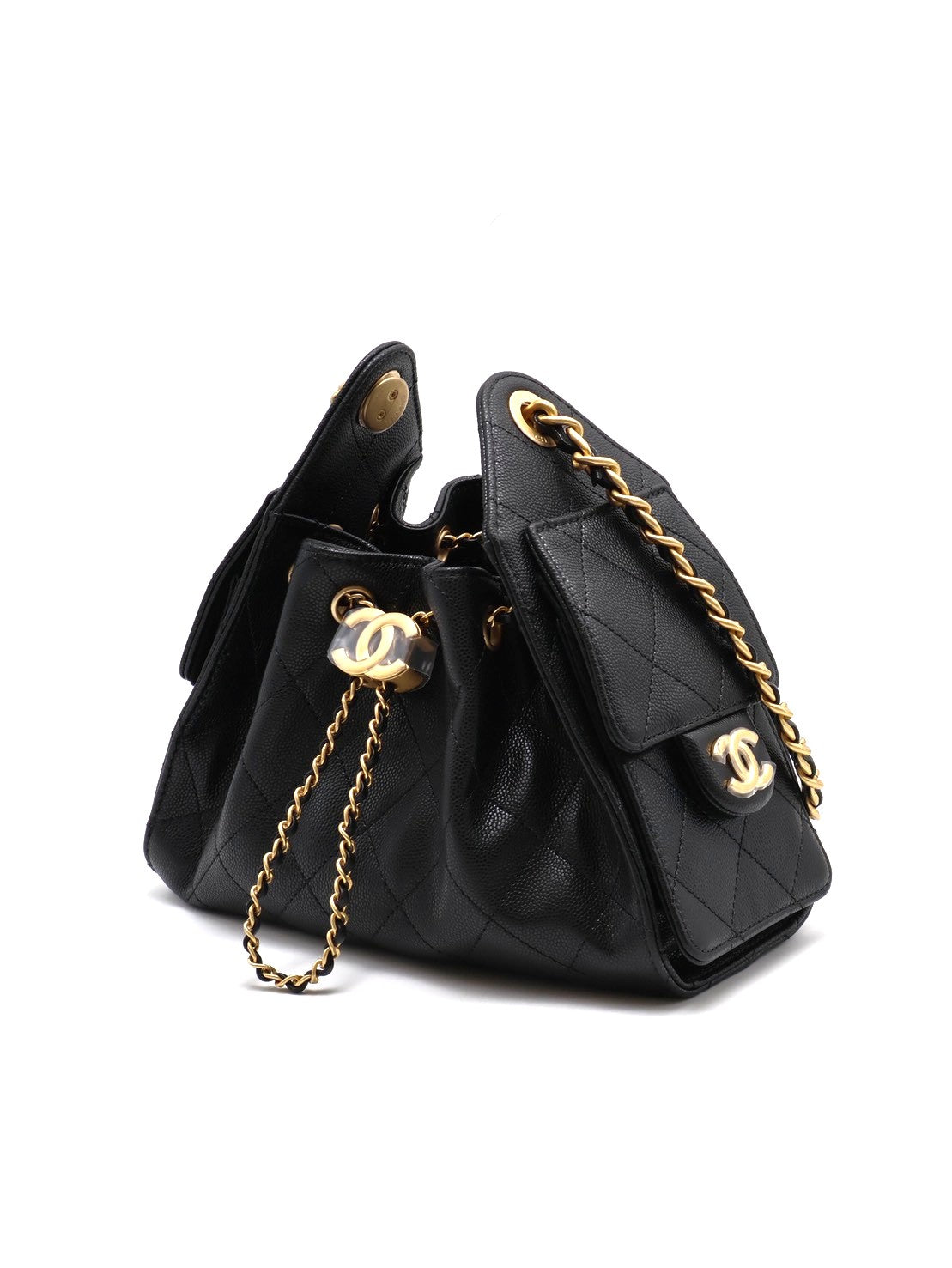 CHANEL 25 Mini hobo bag - 小號黑金