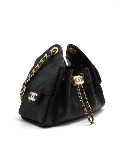 CHANEL 25 Mini hobo bag - 小號黑金
