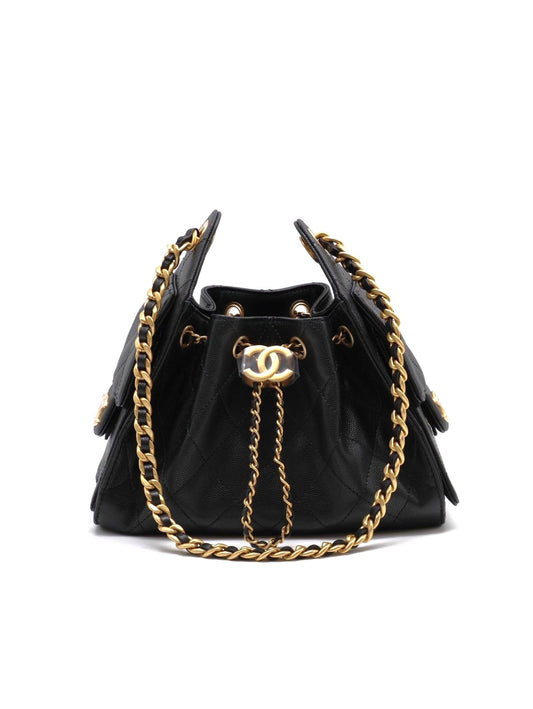 CHANEL 25 Mini hobo bag - 小號黑金