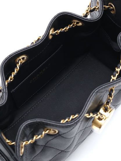 CHANEL 25 Mini hobo bag - 小號黑金