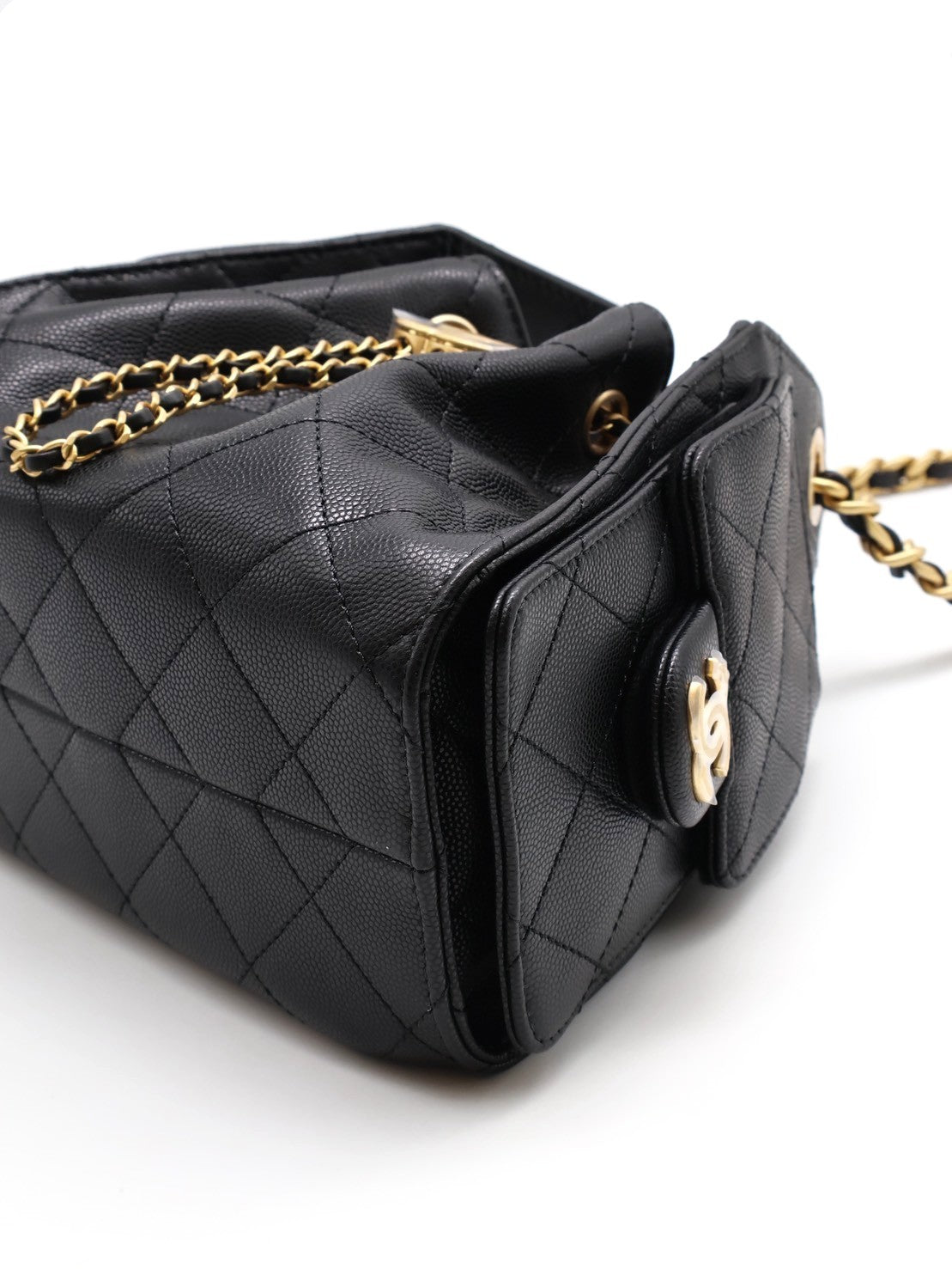 CHANEL 25 Mini hobo bag - 小號黑金