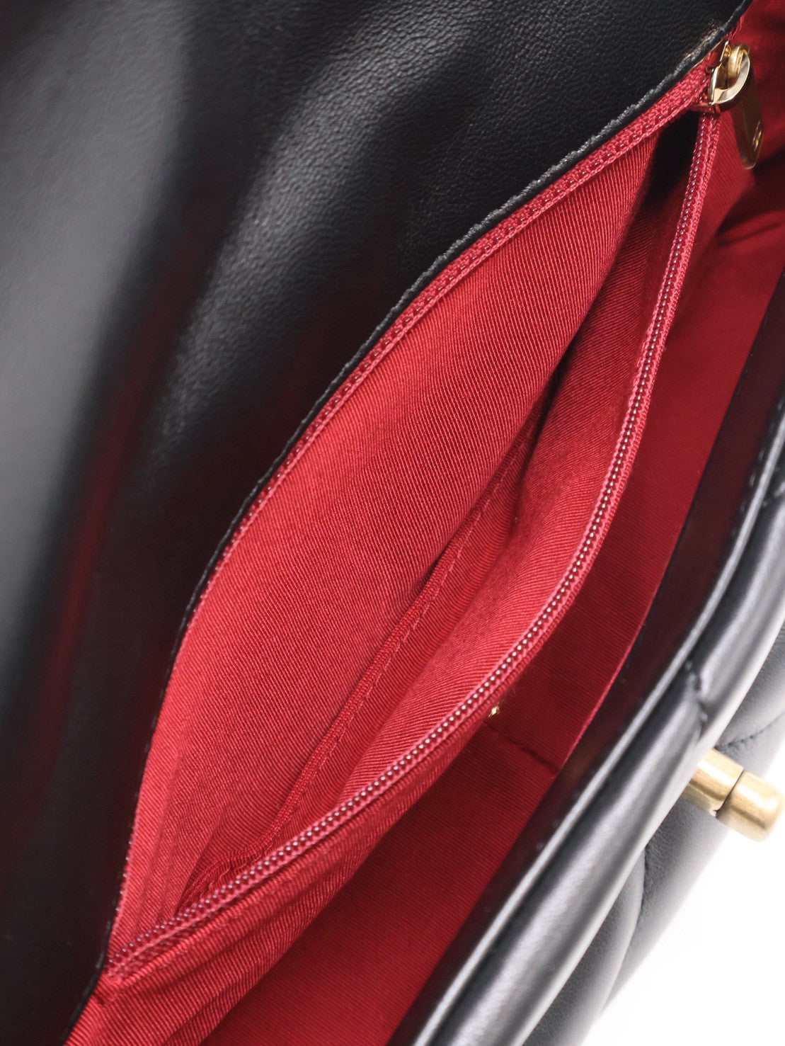 CHANEL 19 Bag 菱格紋羊皮手提肩背包 26 - 黑金30開