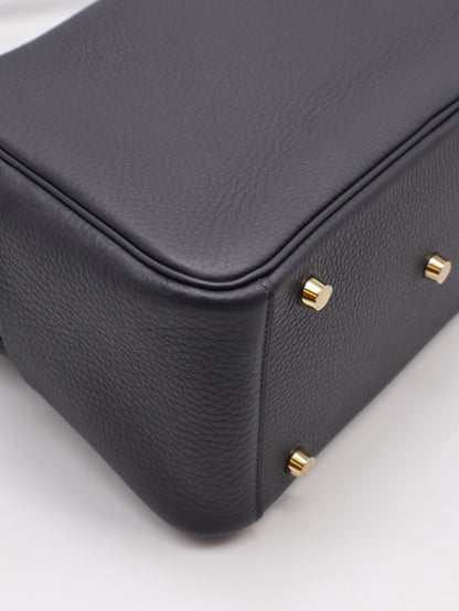 HERMES Lindy 26 - Caban 3Y 水冰藍金 K