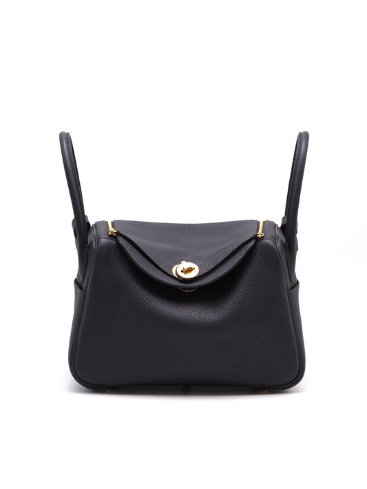 HERMES Lindy 26 - Caban 3Y 水冰藍金 K