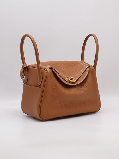 HERMES Lindy 26 - Gold 37 金棕金 Z