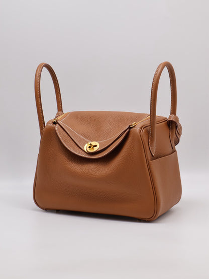 HERMES Lindy 26 - Gold 37 金棕金 Z