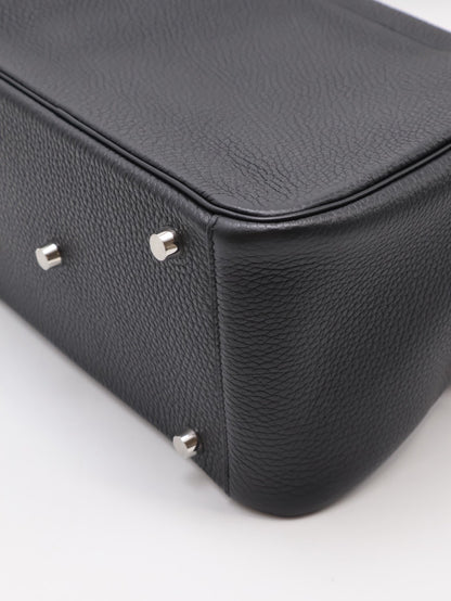 HERMES Lindy 26 - Noir 89 黑銀 U