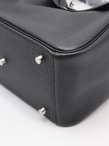 HERMES Lindy 26 - Noir 89 黑銀 U