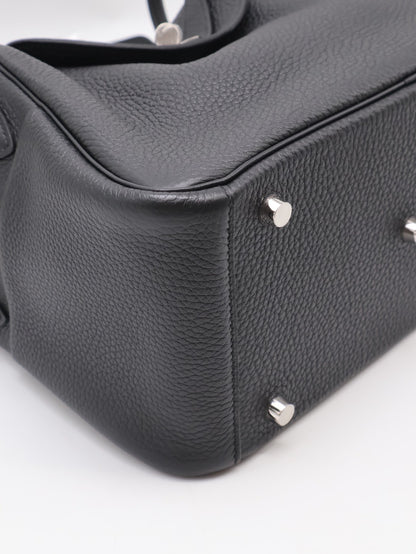 HERMES Lindy 26 - Noir 89 黑銀 U