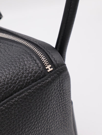 HERMES Lindy 26 - Noir 89 黑銀 U
