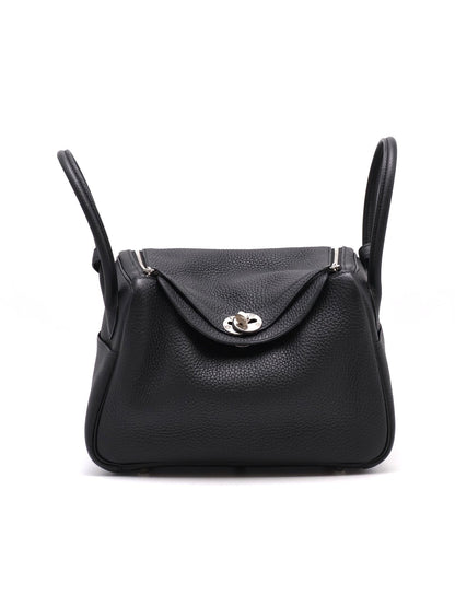 HERMES Lindy 26 - Noir 89 黑銀 U