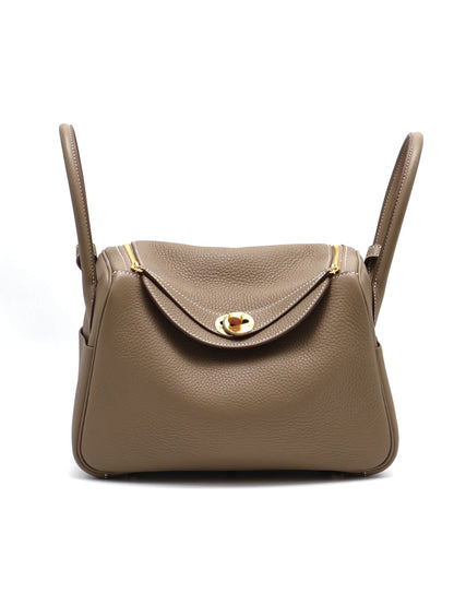 HERMES Lindy 26 -  Etoupe 18 大象灰金 K