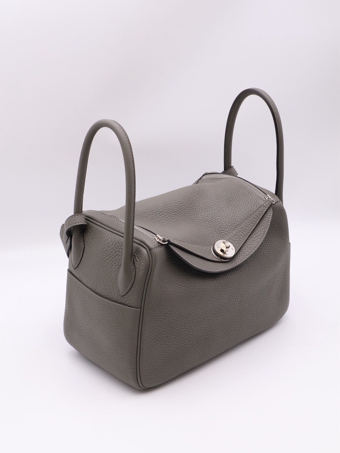 HERMES Lindy 26 - Gris Meyer 0L 積雨雲灰銀 U