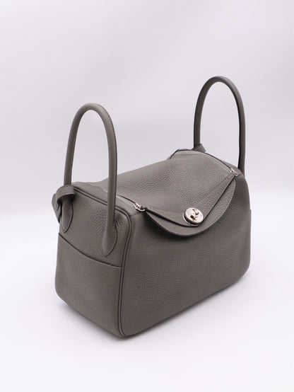 HERMES Lindy 26 - Gris Meyer 0L 積雨雲灰銀 U