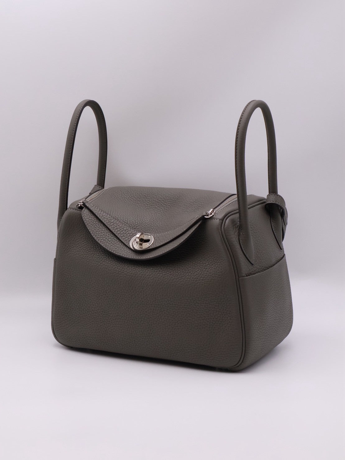 HERMES Lindy 26 - Gris Meyer 0L 積雨雲灰銀 U