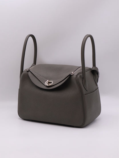 HERMES Lindy 26 - Gris Meyer 0L 積雨雲灰銀 U