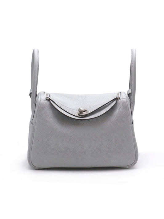 HERMES Lindy 26 - Bleu Pale 08 聖杯藍銀 U