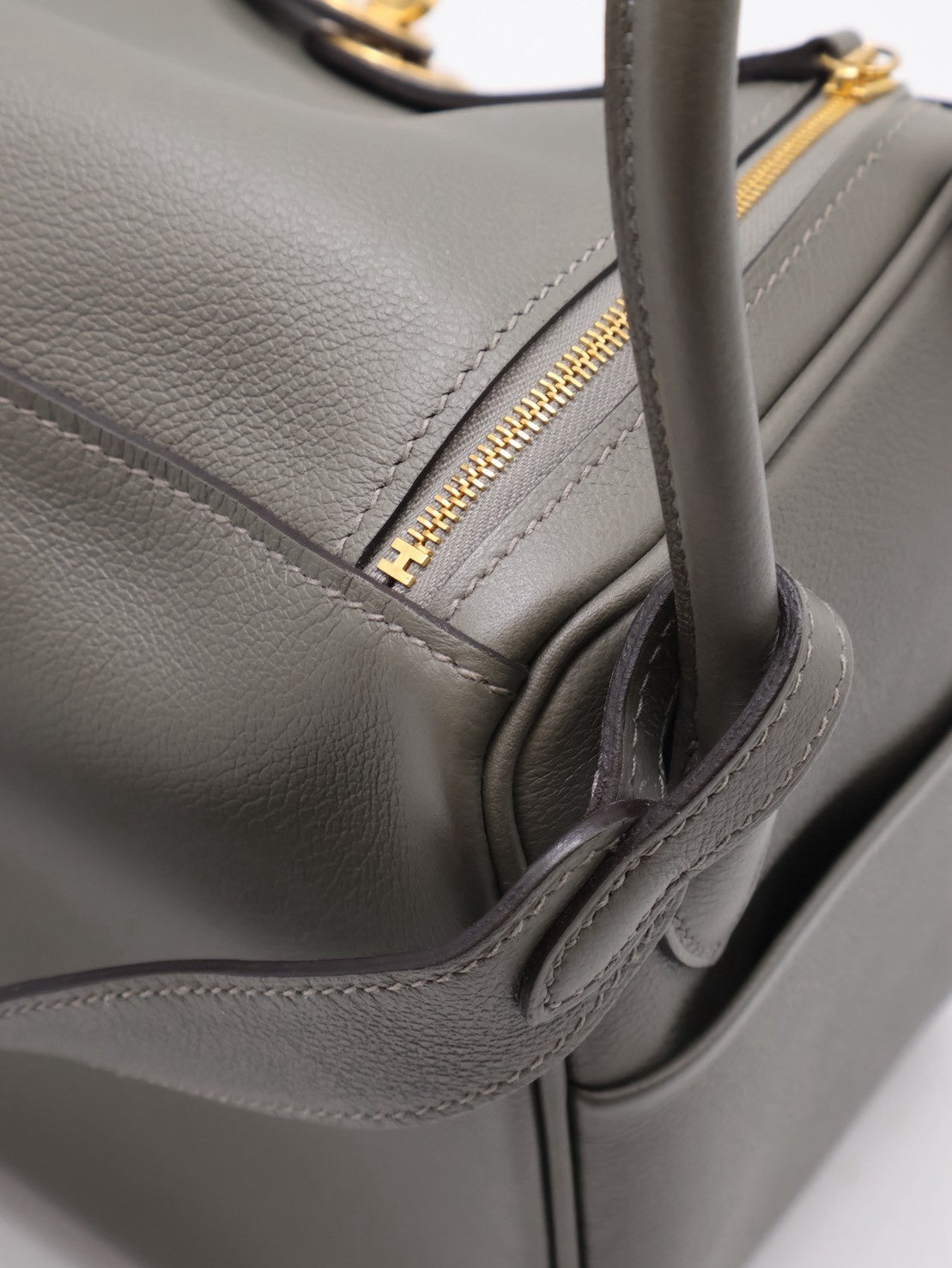 HERMES Lindy 26 - Gris Meyer 0L 積雨雲灰金 U