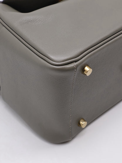 HERMES Lindy 26 - Gris Meyer 0L 積雨雲灰金 U